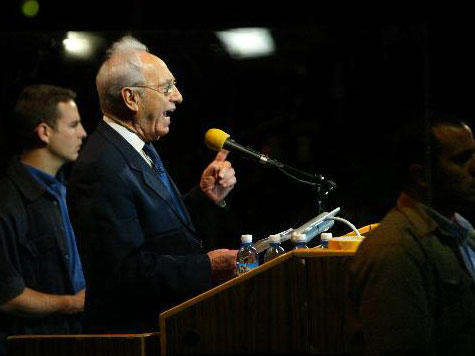 Schimon Peres, der Chef der Arbeiterpartei in Israel