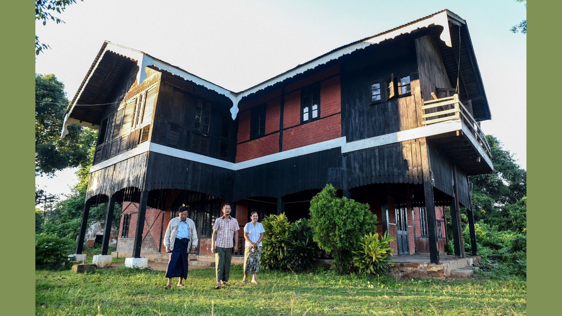 Das Haus von George Orwell in Katha/Myanmar Das Haus von George Orwell in Katha/Myanmar