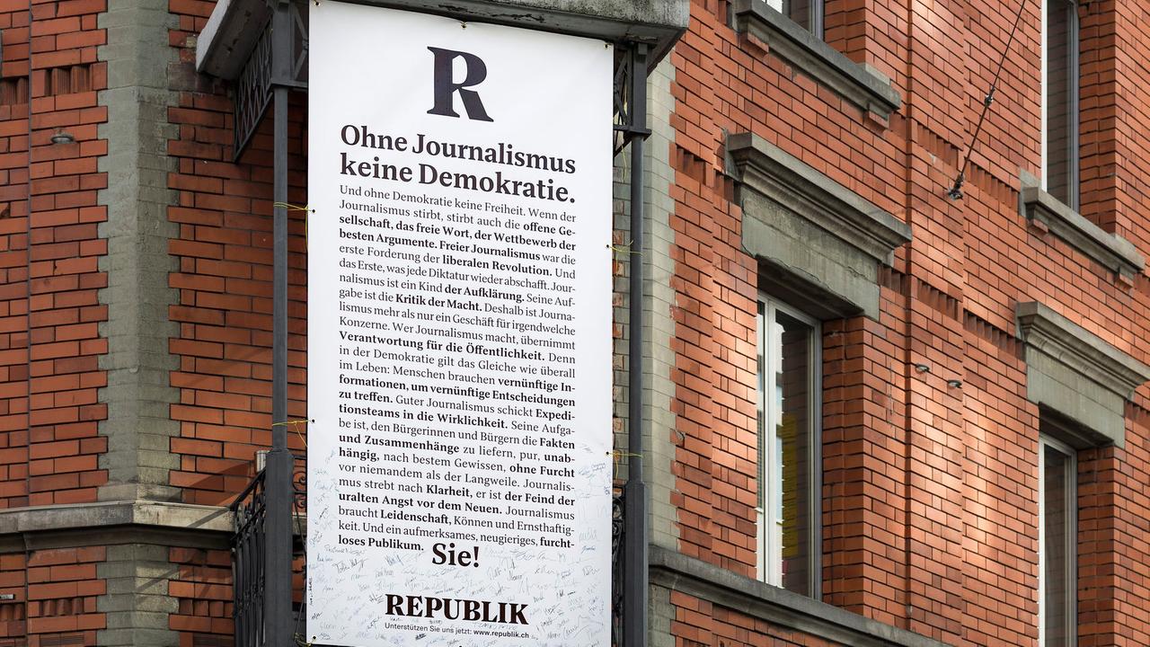 Manifest der neu gegründeten Online-Zeitung "Republik" Manifest der neu gegründeten Online-Zeitung "Republik"