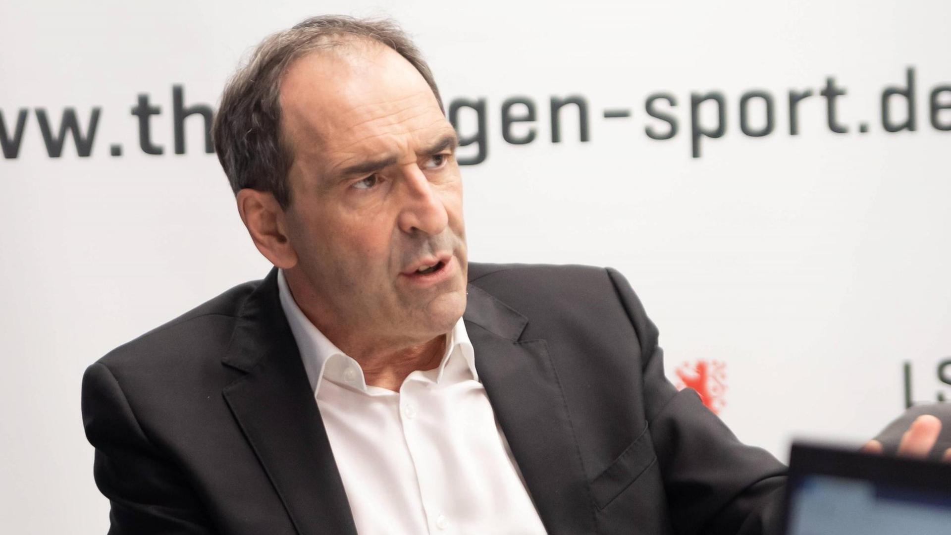 Prof. Dr. Stefan Hügel, Präsident des Landessportbundes Thüringen. Prof. Dr. Stefan Hügel, Präsident des Landessportbundes Thüringen.