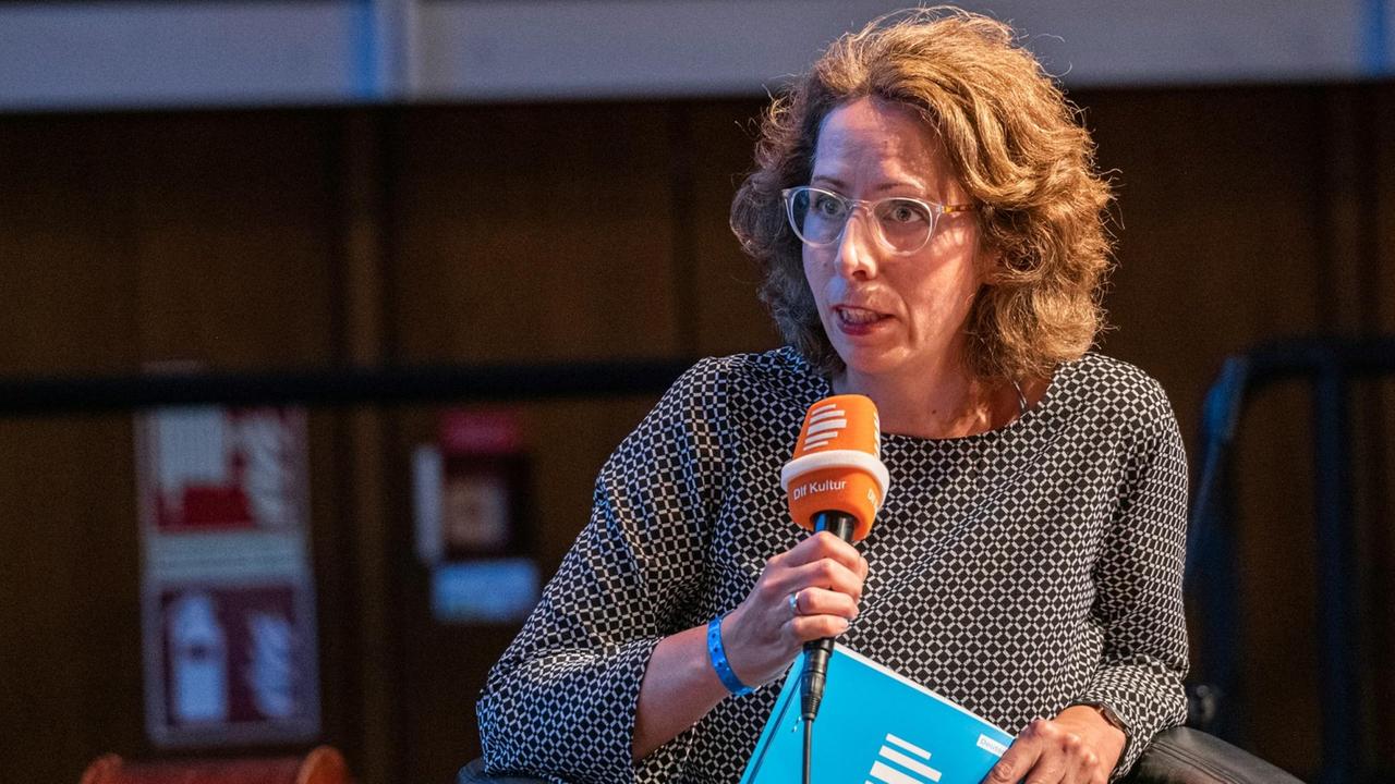 Sandra Schulz beim 5. Kölner Forum für Journalismuskritik