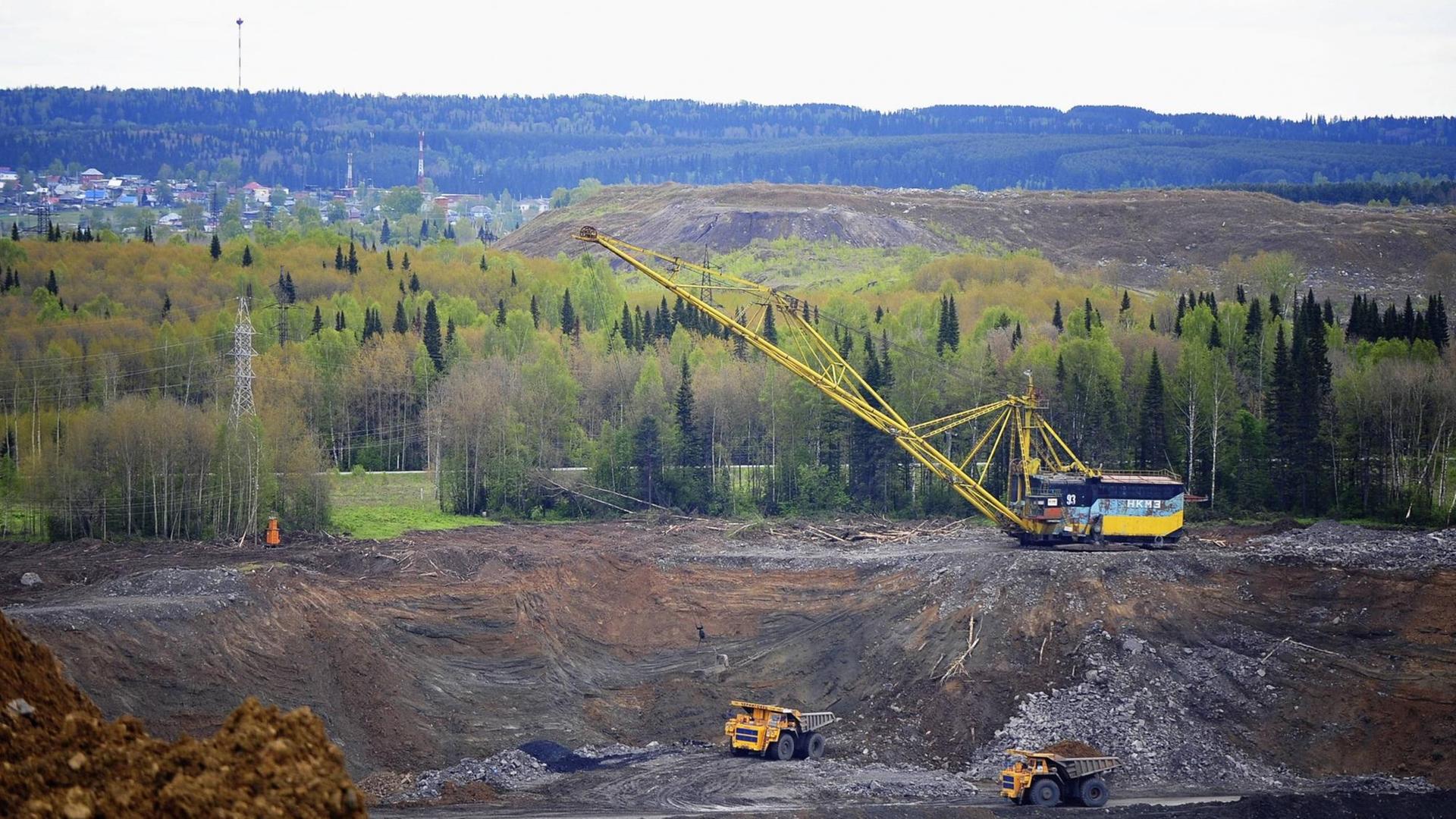 Mine in Chernigovets in der Region Kemerowo, 4. August 2014 Mine in Chernigovets in der Region Kemerowo, 4. August 2014
