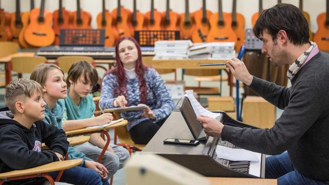 Musikunterricht an der Kreismusikschule im Landkreis Märkisch-Oderland.