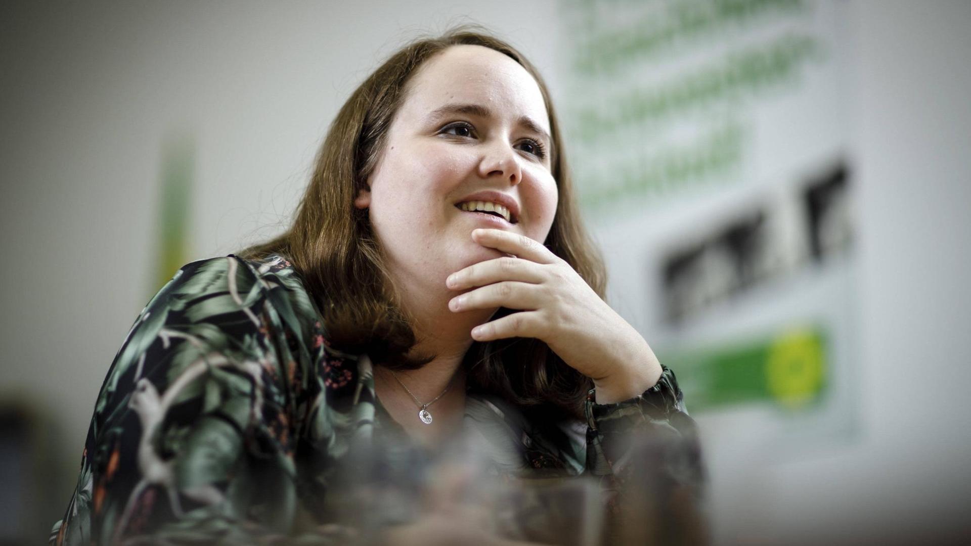 Porträtaufnahme von Ricarda Lang im März 2020.