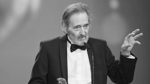 Regisseur Helmut Dietl beim 64. Deutschen Filmpreis "Lola" in Berlin; Aufnahme vom Mai 2014