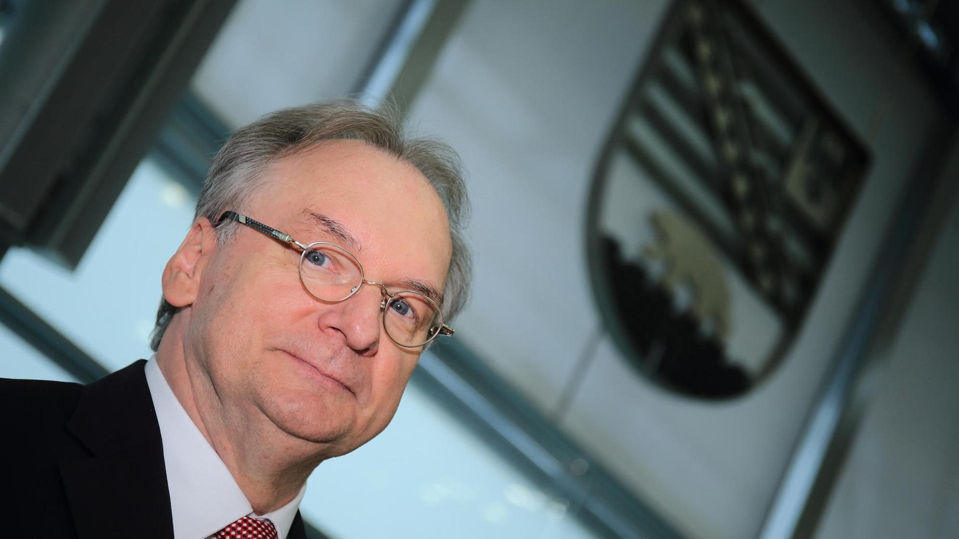 Der CDU-Politiker Reiner Haseloff am 25.4.2016. Der CDU-Politiker Reiner Haseloff am 25.4.2016.