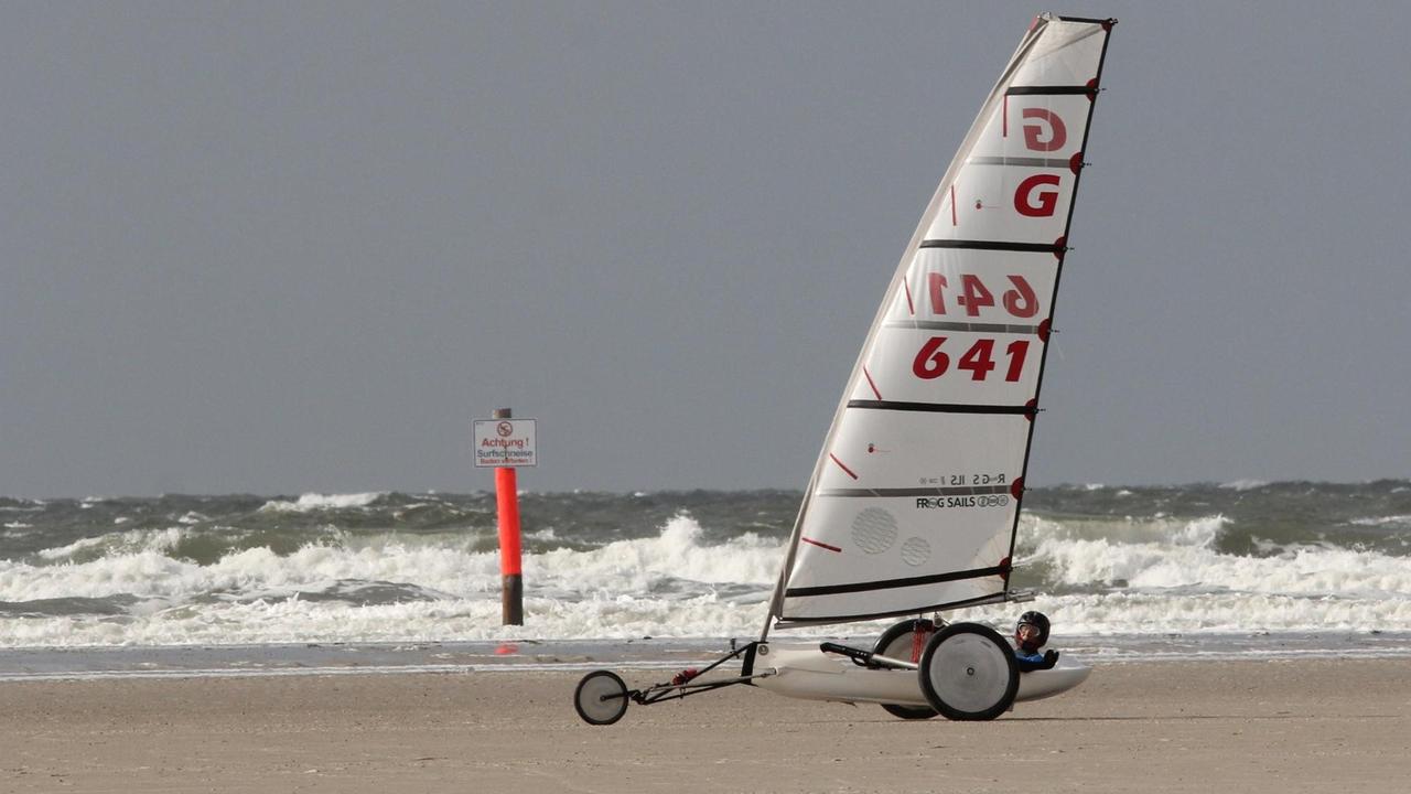 Strandsegler in St. Peter-Ording Strandsegler in St. Peter-Ording