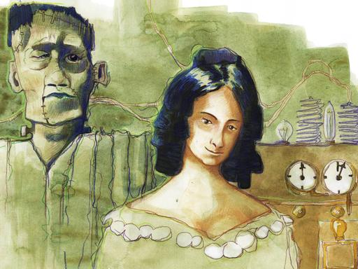 Ein undatiertes Porträt von der Frankenstein-Autorin Mary Shelley.