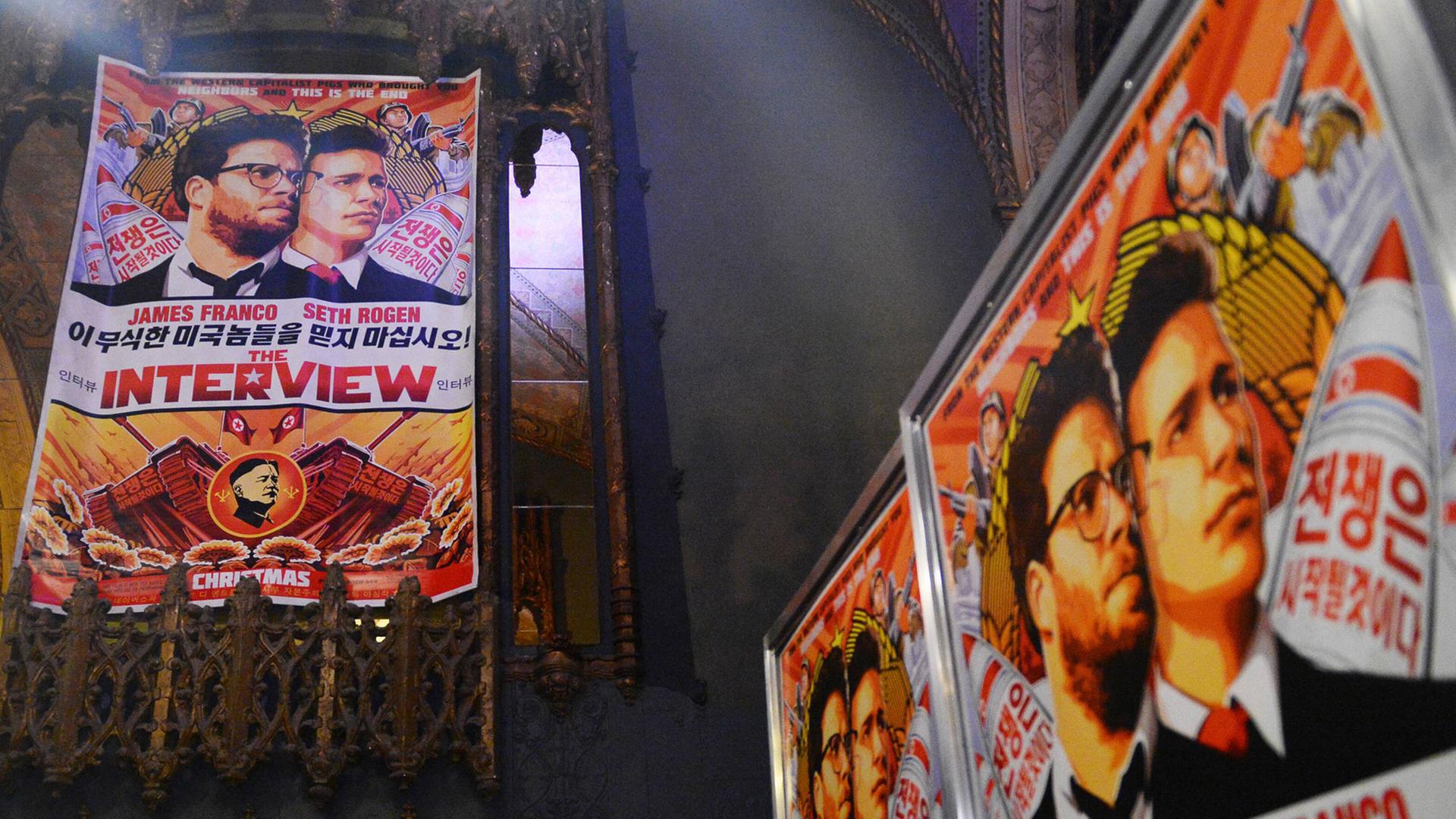 Poster von "The Interview". Poster von "The Interview".