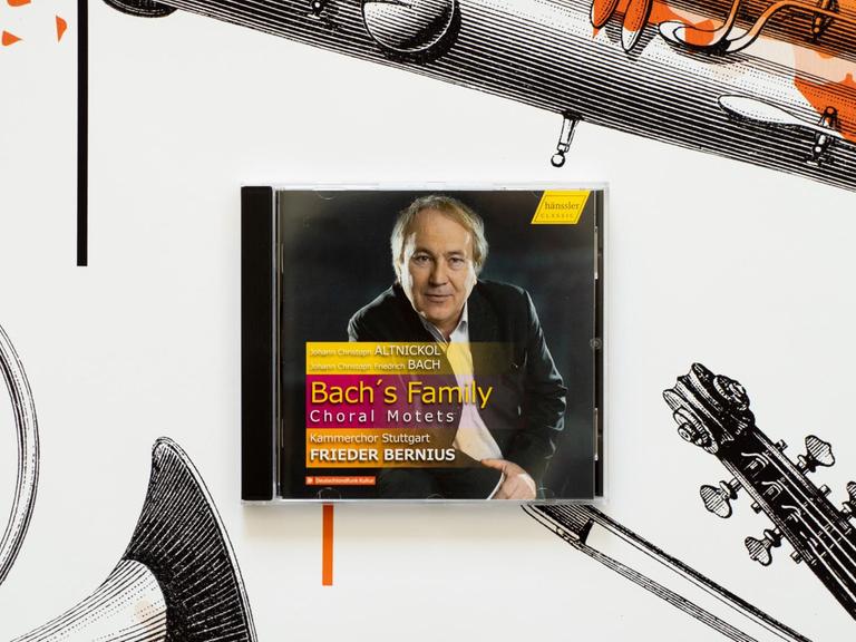 Cover der CD, das den Dirigenten Frieder Bernius zeigt.