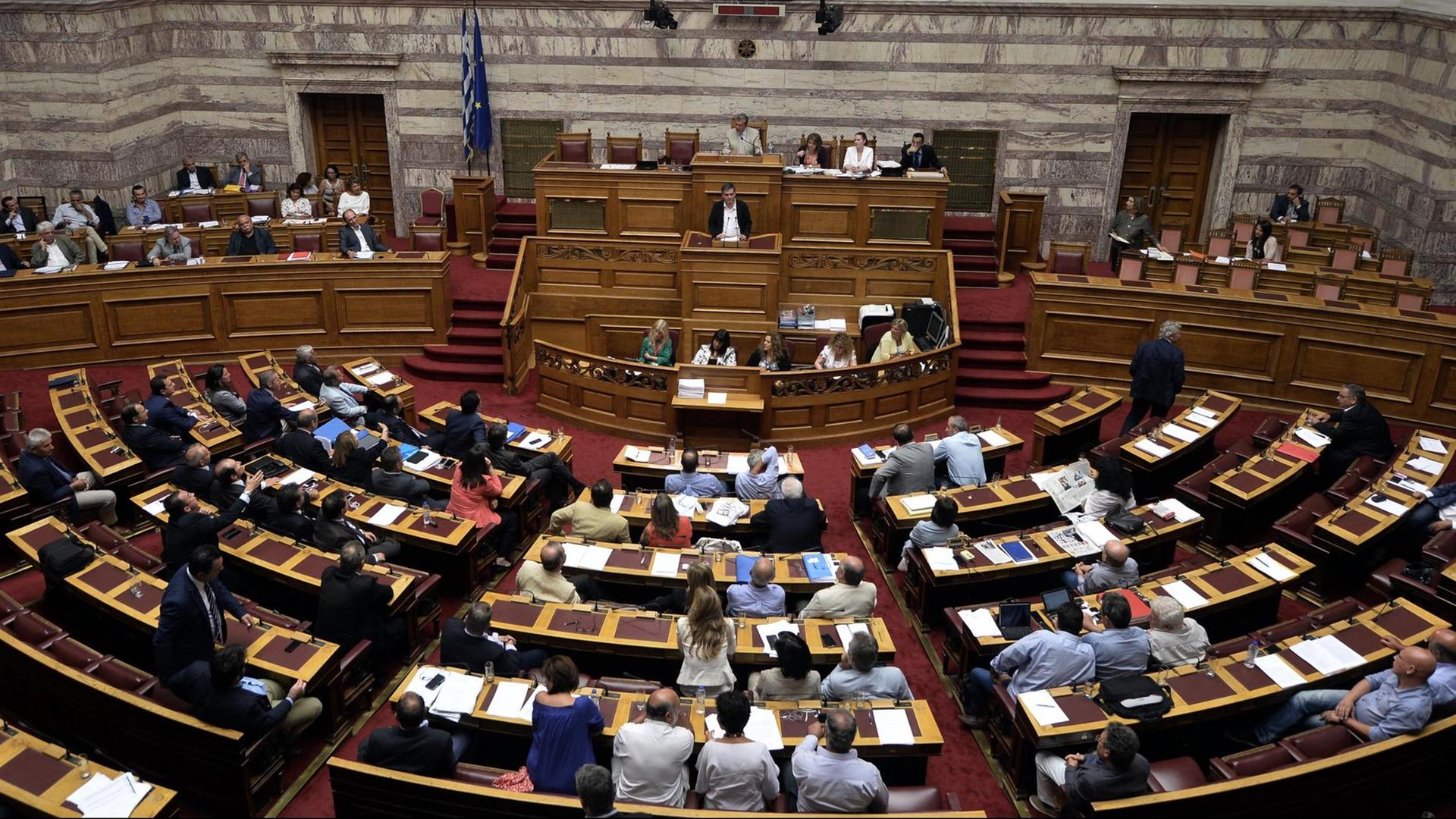 Das Parlament in Athen.