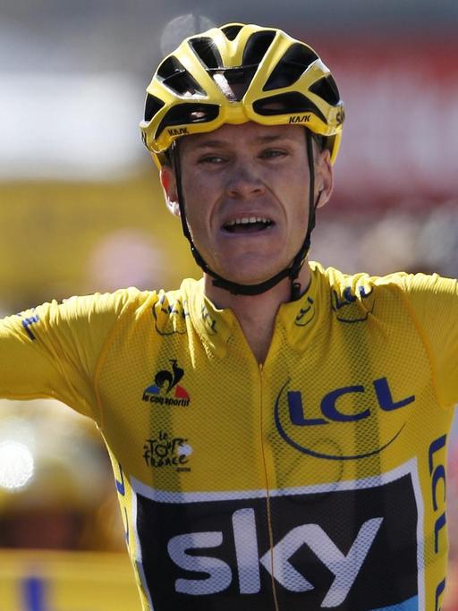 Der britische Radprofi Christopher Froome siegt bei der zehnten Etappe der Tour de France. .