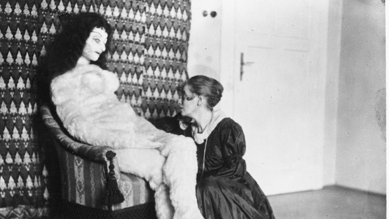 Der Künstler Oskar Kokoschka ließ sich im Revolutionswinter 1918/19 eine Alma-Mahler-Puppe von der Künstlerin Hermine Moss anfertigen.