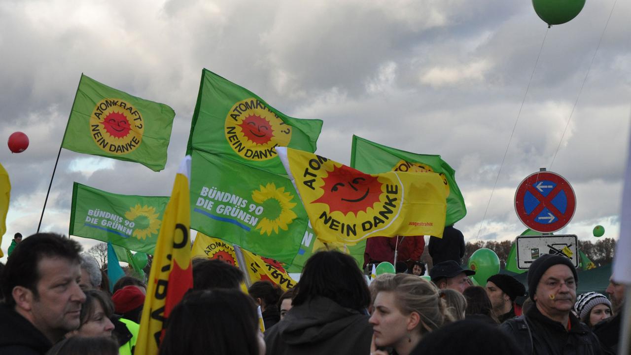 Anti-Atom-Demo im niedersächsischen Splietau