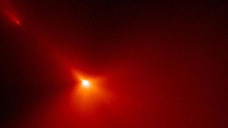 Innere Region des Kometen Hyakutake, beobachtet mit dem Hubble-Weltraumteleskop 