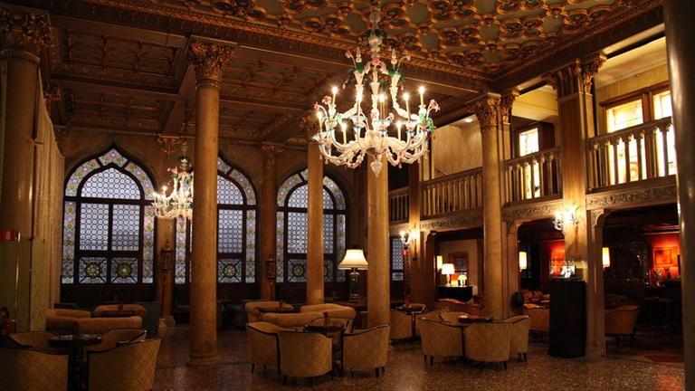 Hotel Danieli Lobby, Venedig. Hotel Danieli Lobby, Venedig.