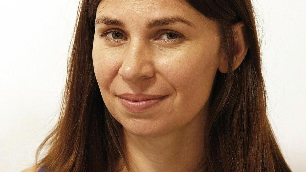 Porträt der Schriftstellerin Tanja Maljartschuk. Porträt der Schriftstellerin Tanja Maljartschuk.