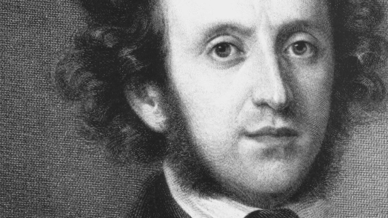 Der Komponist, Dirigent und Pianist Felix Mendelssohn Bartholdy. Er wurde am 3. Februar 1809 in Hamburg geboren und ist am 4. November 1847 in Leipzig gestorben