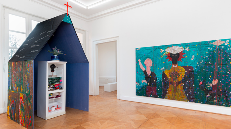 Ausstellungsansicht im Kunstverein Braunschweig. Ausstellungsansicht im Kunstverein Braunschweig.