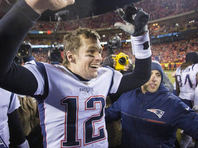 Quarterback Tom Brady von den New England Patriots