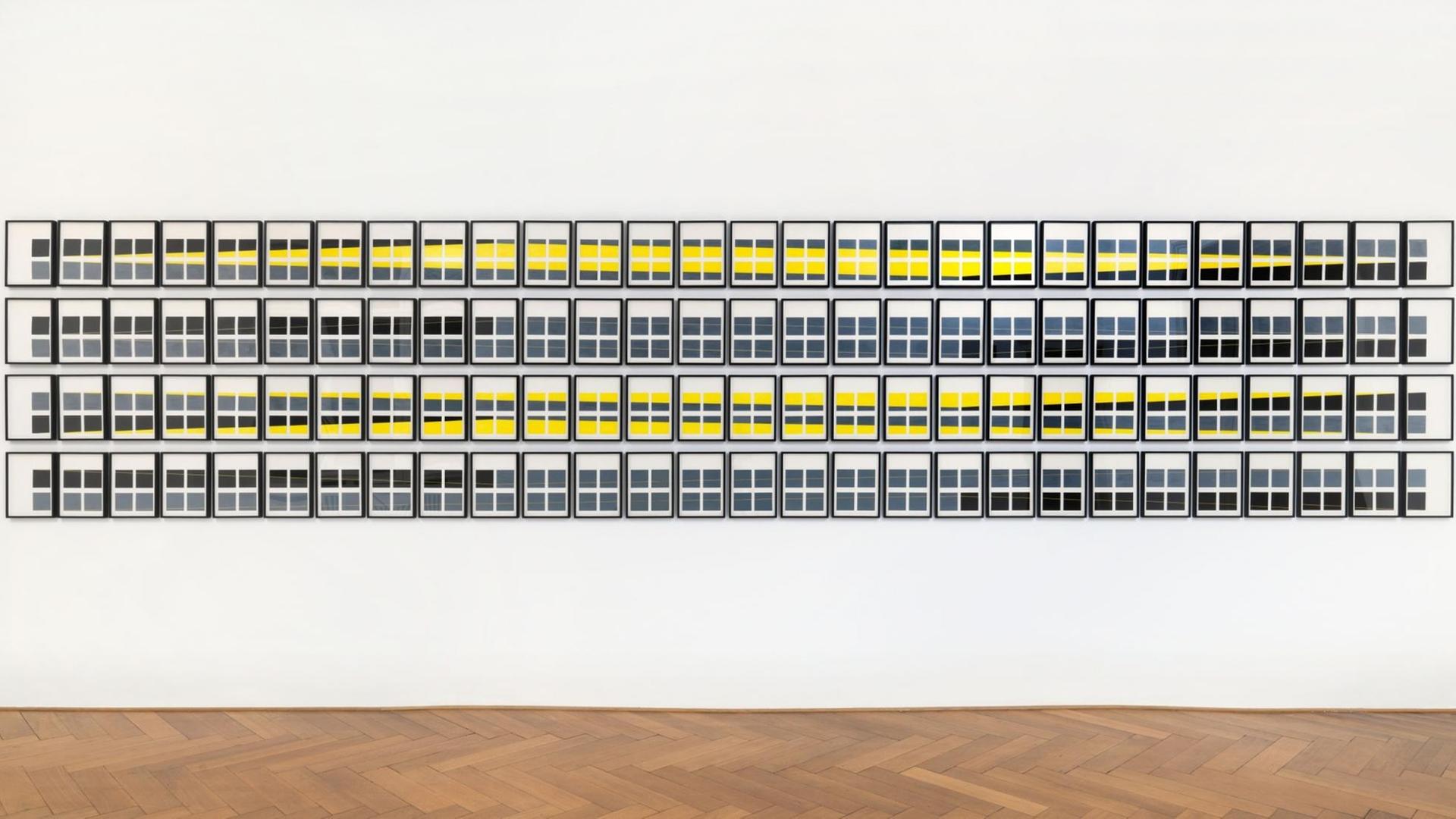 Das Kunstwerk "Parallelogramme" von Isa Genzken aus dem Jahr 1975. Das Kunstwerk "Parallelogramme" von Isa Genzken aus dem Jahr 1975.