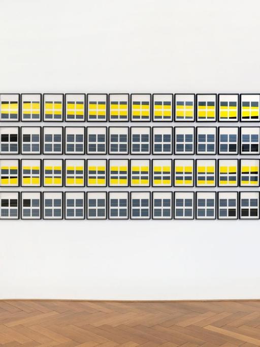 Das Kunstwerk "Parallelogramme" von Isa Genzken aus dem Jahr 1975.