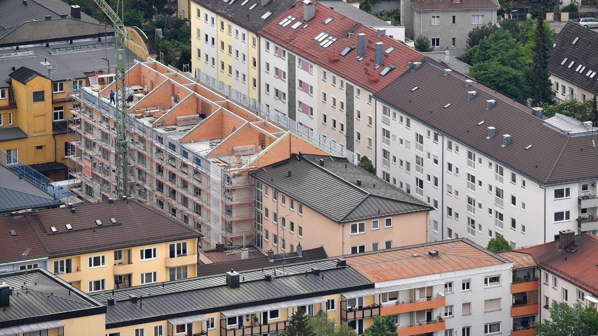 Blick auf die Dächer von München Blick auf die Dächer von München