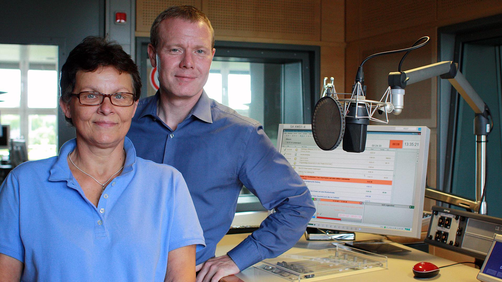 Elke Durak und Thorsten Jabs sind Moderatoren von "Studio 9". Elke Durak und Thorsten Jabs sind Moderatoren von "Studio 9".