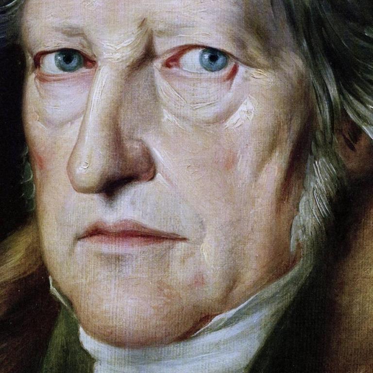Hegel als älterer Mann, porträtiert von Jakob Schlesinger