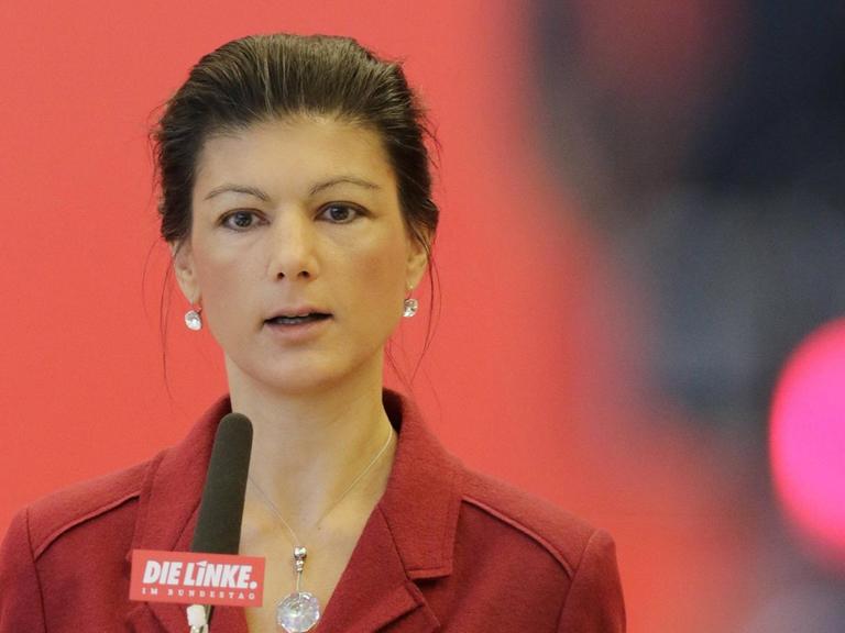 Die Fraktionsvorsitzende der Linken im Bundestag, Sahra Wagenknecht.