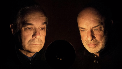 Porträt der beiden Musiker Brian und Roger Eno.