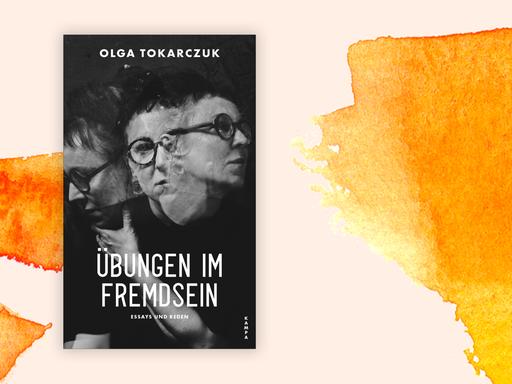 Das Cover zeigt drei überlappende Porträtaufnahmen von Olga Tokarczuk