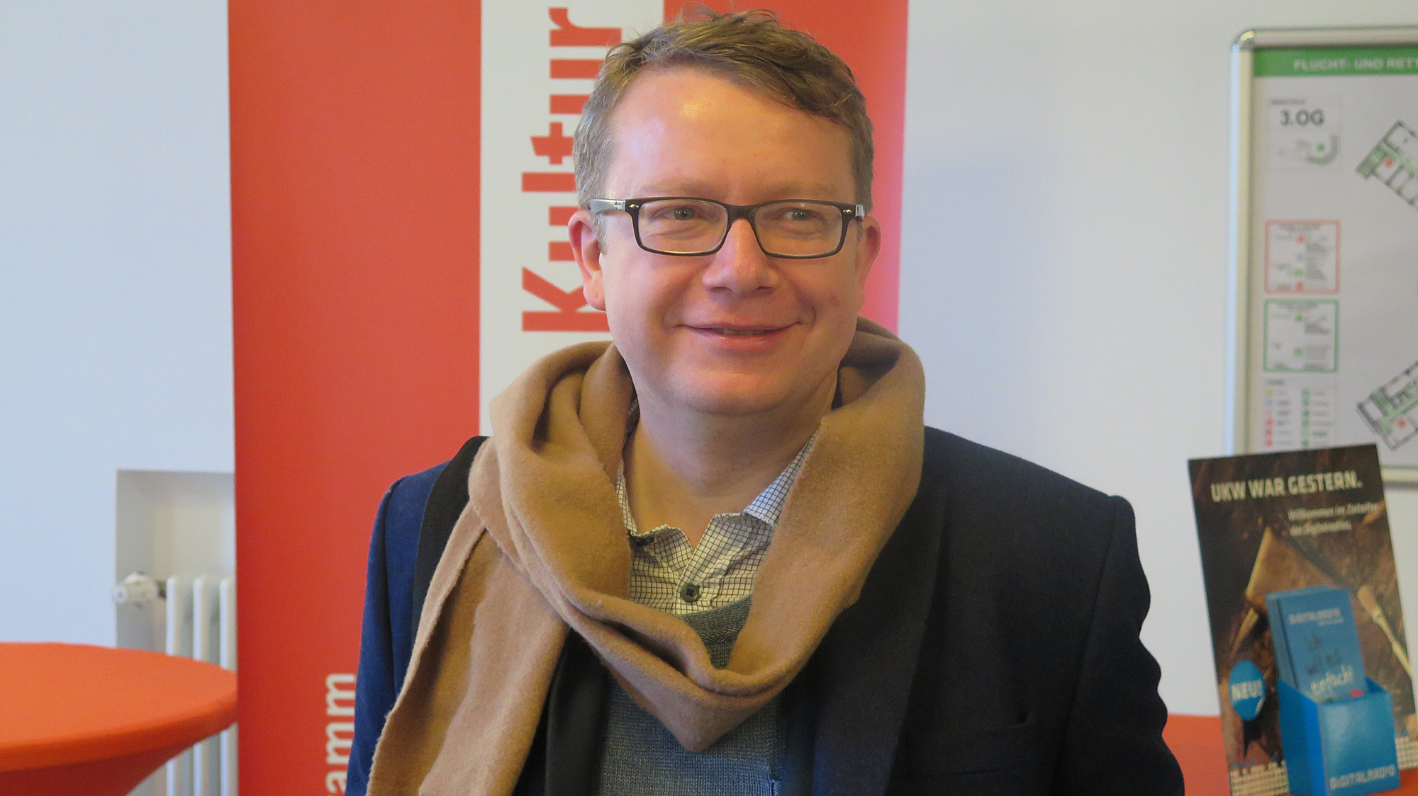 Musik und Fragen zur Person - Der Journalist und Schriftsteller Adam