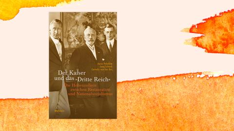 Das Buchcover "Der Kaiser und das 'Dritte Reich'" von Jacco Pekelder, Joep Schenk und Cornelis van der Bas ist vor einem grafischen Hintergrund zu sehen.