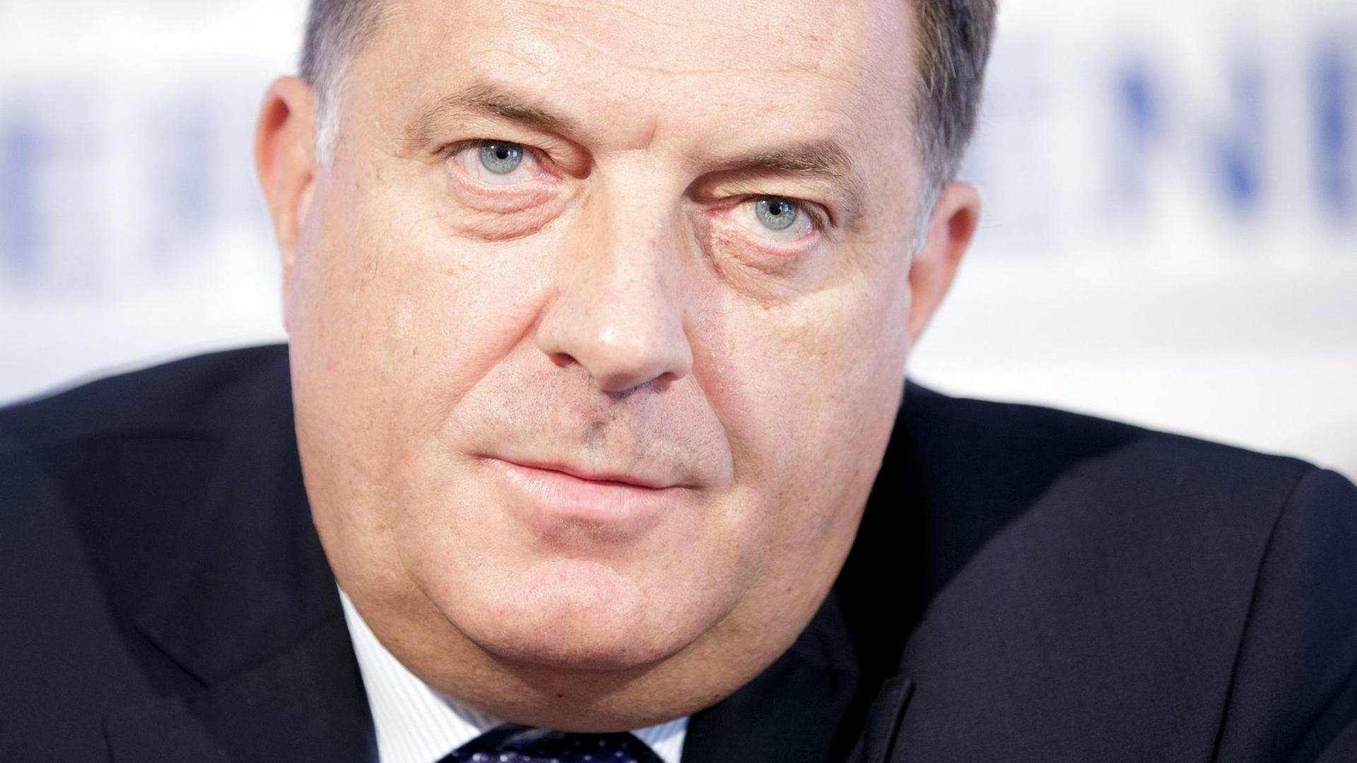 Der Präsident der Republik Srpska, Bosnien-Herzegowina, Milorad Dodik.