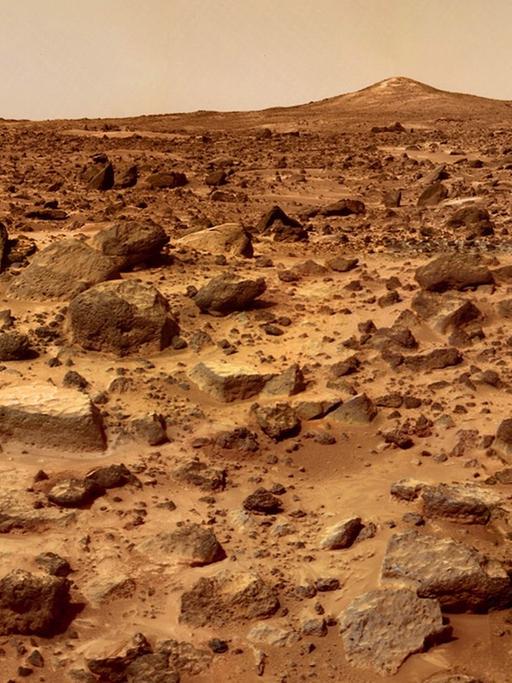 Die Oberfläche des Mars zeigt an vielen Stellen Spuren möglicher früherer Wasserströme