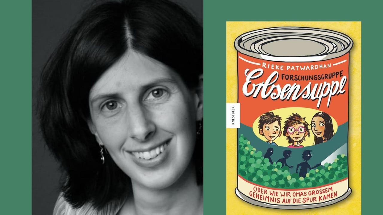 Die Autorin Rieke Patwardhan und ihr Buch „Forschungsgruppe Erbsensuppe“ Die Autorin Rieke Patwardhan und ihr Buch „Forschungsgruppe Erbsensuppe“
