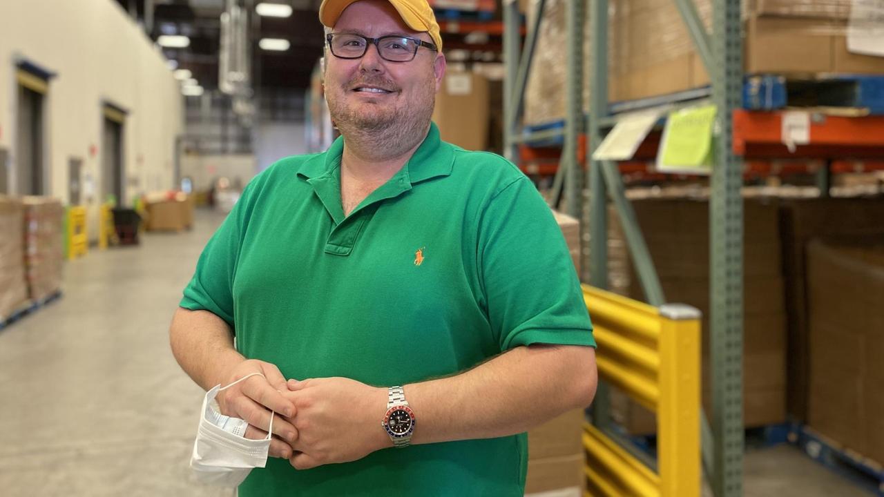 Craig Stoker arbeitet für die Food Bank Craig Stoker arbeitet für die Food Bank