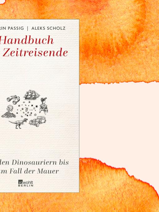 Buchcover von "Handbuch für Zeitreisende" auf Grafik.