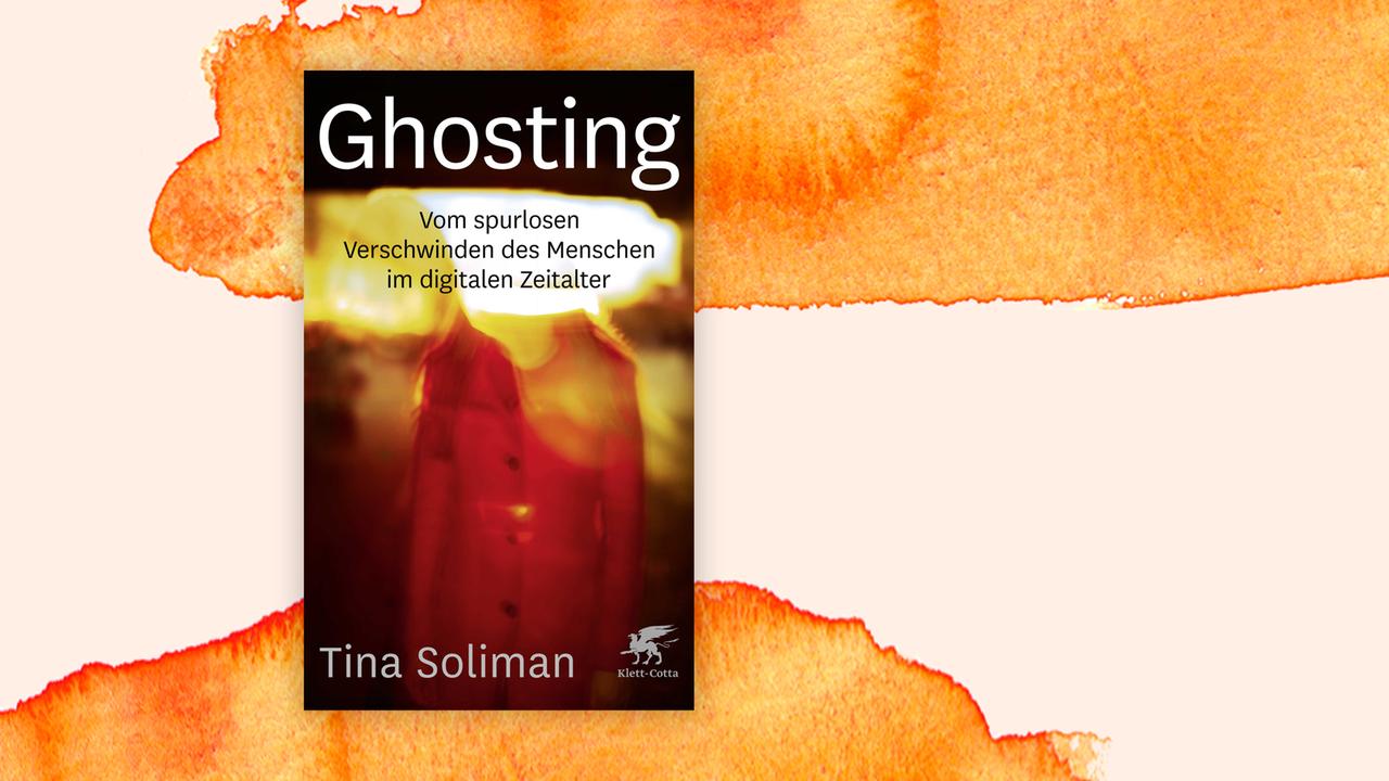 Cover Tina Soliman "Ghosting" vor aquarelliertem Hintergrund Cover Tina Soliman "Ghosting" vor aquarelliertem Hintergrund