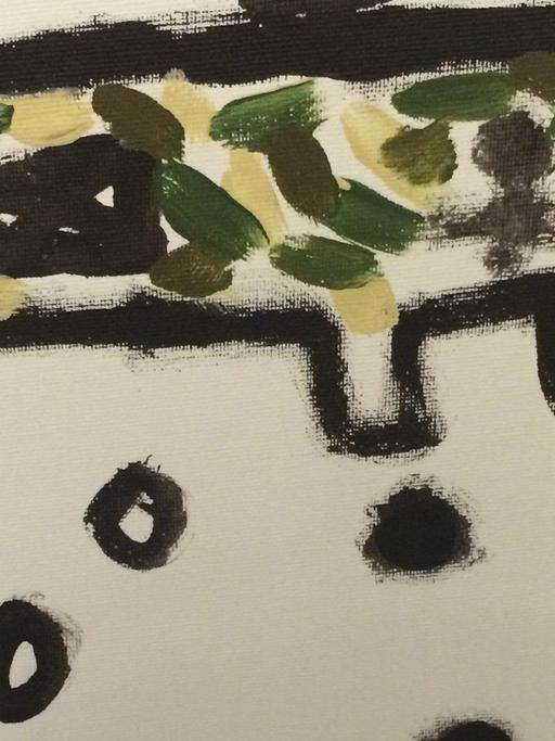 Dieses Bild hat ein Flüchtlingskind aus Syrien gemalt.