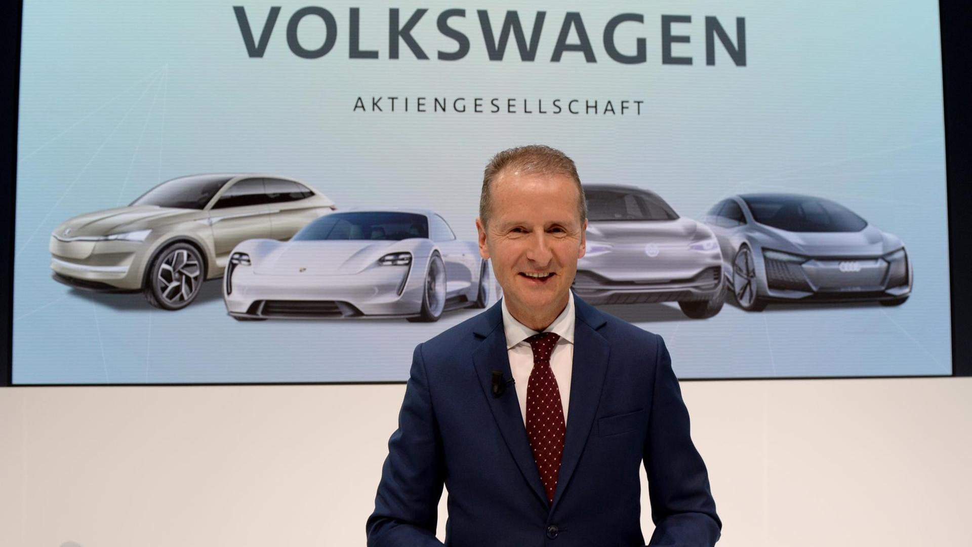 Herbert Diess, der neue VW-Vorstandsvorsitzende Herbert Diess, der neue VW-Vorstandsvorsitzende