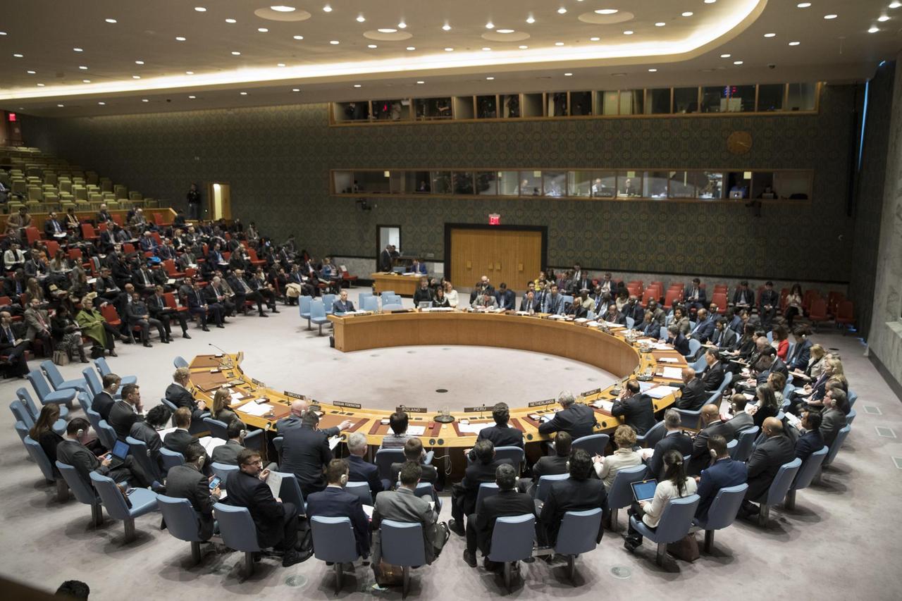 Sitzung des UN-Sicherheitsrats in New York am 05.01.2018. zum Iran.