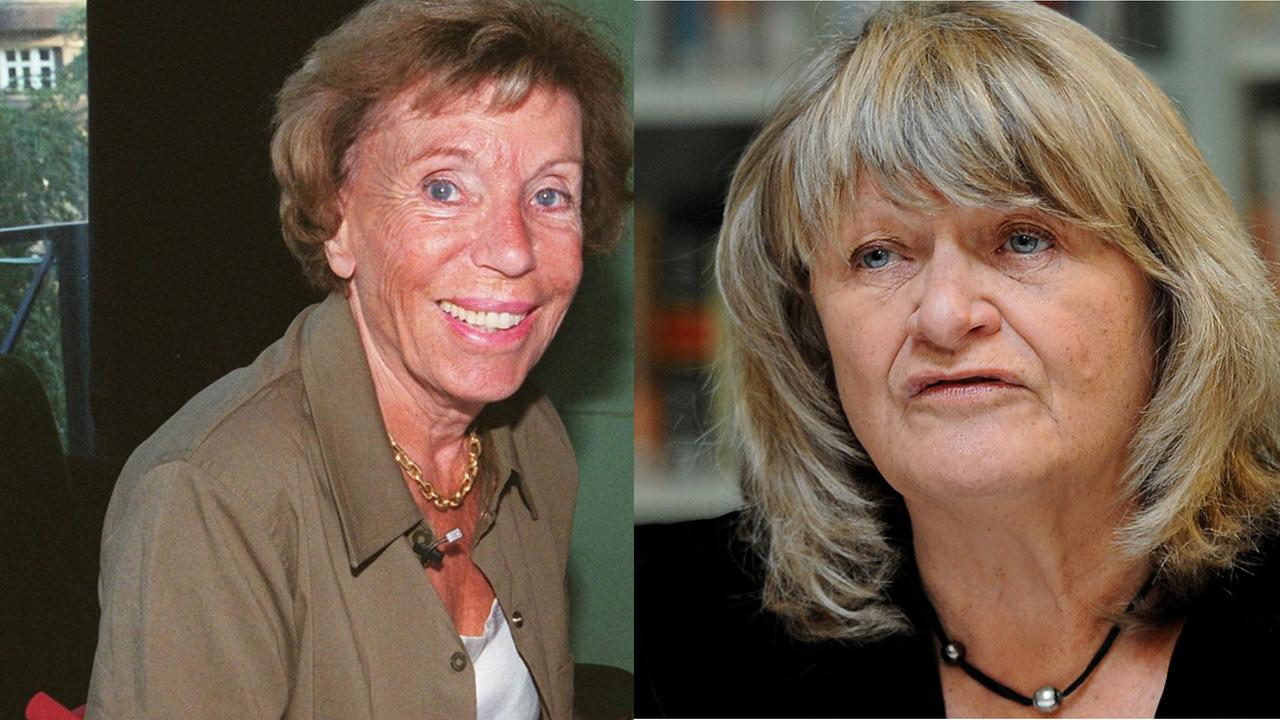Die Feministinnen Alice Schwarzer (r.) und Benoîte Groult Die Feministinnen Alice Schwarzer (r.) und Benoîte Groult