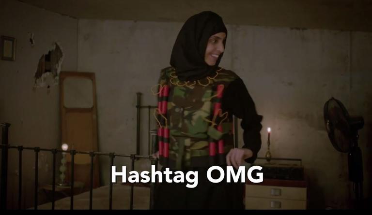 Szene der BBC-two-Comedy "The Real Housewives of ISIS" Szene der BBC-two-Comedy "The Real Housewives of ISIS"