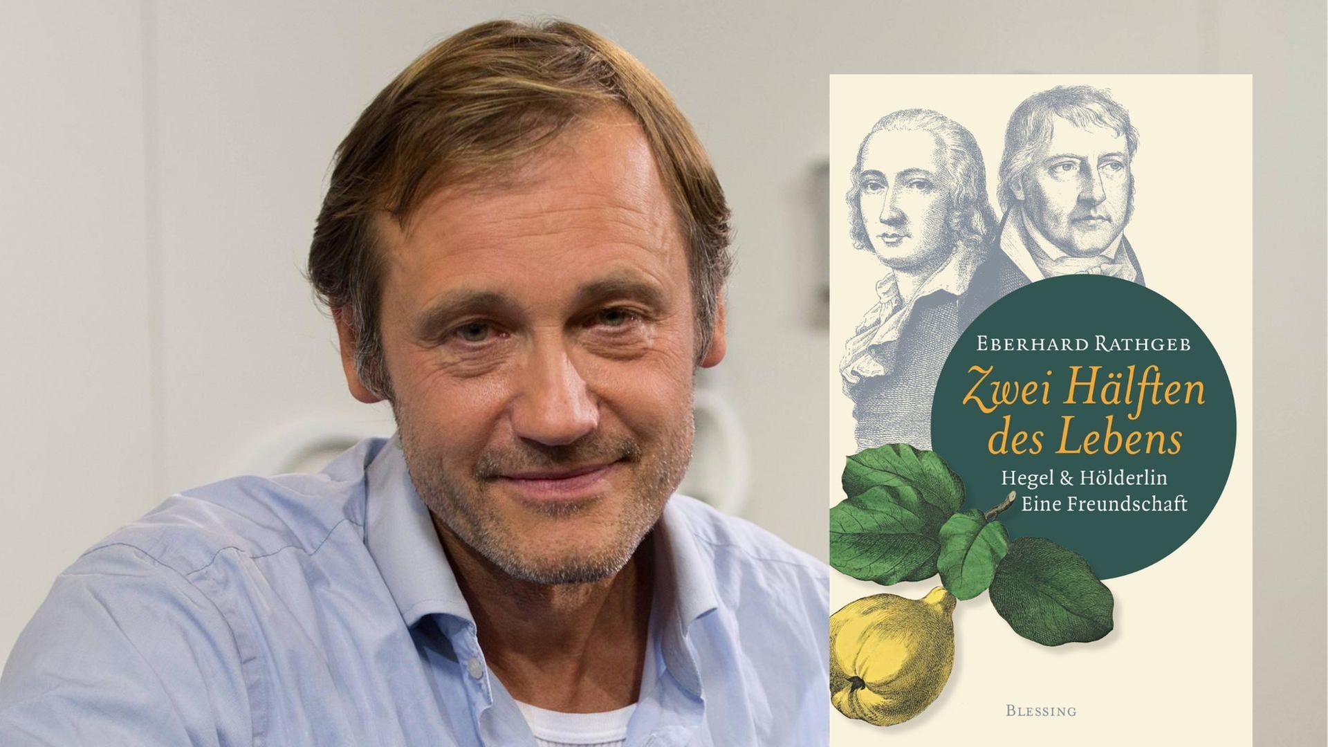 Buchcover: Eberhard Rathgeb: „Zwei Hälften des Lebens. Hegel & Hölderlin. Eine Freundschaft.“ Buchcover: Eberhard Rathgeb: „Zwei Hälften des Lebens. Hegel & Hölderlin. Eine Freundschaft.“