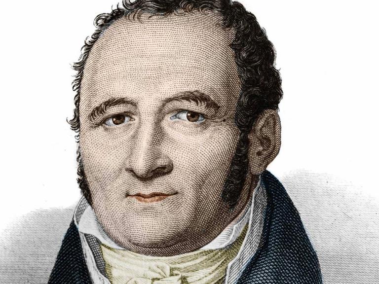 Porträt des Schriftstellers Johann Peter Hebel (1760-1826)