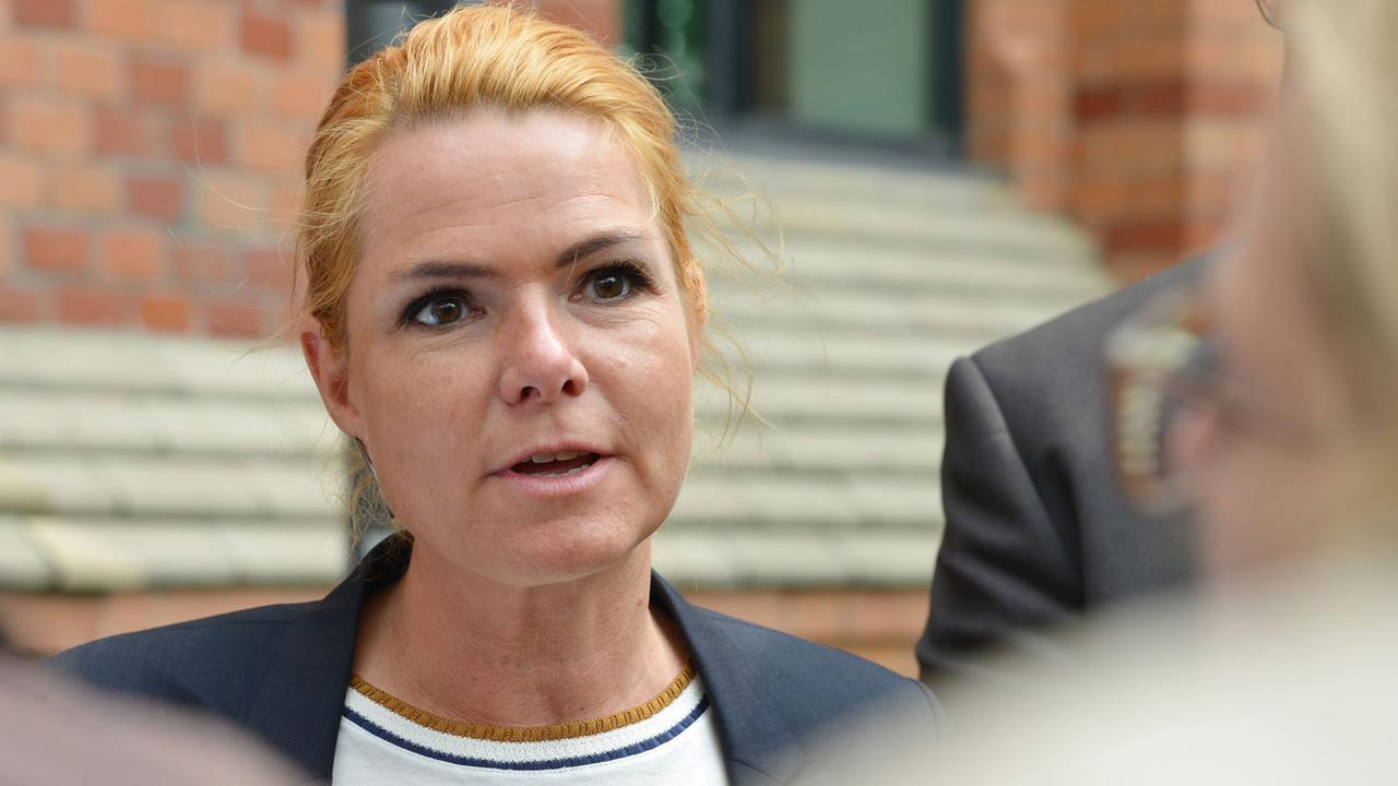 Die dänische Integrationsministerin Inger Støjberg Die dänische Integrationsministerin Inger Støjberg