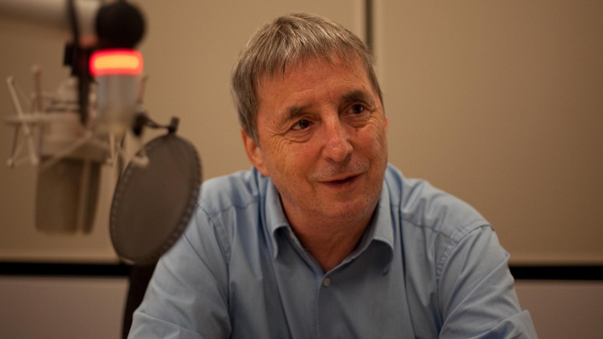 Wolfgang Templin im Gespräch im Funkhaus von Dlf Kultur in Berlin Wolfgang Templin im Gespräch im Funkhaus von Dlf Kultur in Berlin