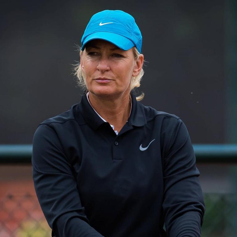 Barbara Rittner ist zu Gast auf dem Tennisplatz bei den German Ladies´ Series